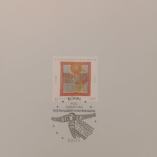 German stamp 1998 with Bonn first day cover and 2 postcards