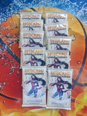 Riftbound League of Legends TCG booster packs new, set Spiritforged