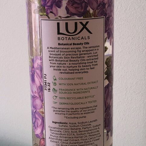 Shower Gel LUX botanicals 500ml new