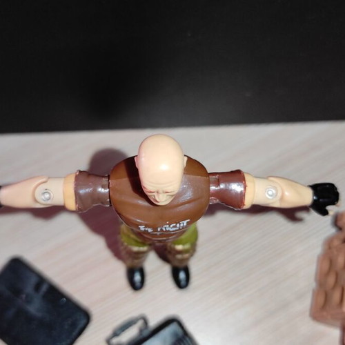 G.I.JOE Salvo (v1) 1990 action figure used, complete with equipment