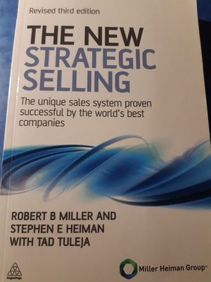 The New Strategic Selling book like new, English