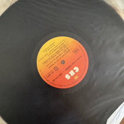 Bob Dylan Slow Train Coming vinyl record used, rock