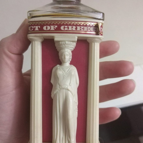Brandy bottles collectible used, set of two