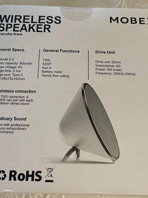Wireless speaker Mobex new portable Bluetooth