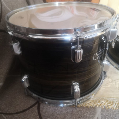 Mapex Tornado Studio Kit brown wood grain color, like new