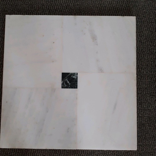 Marble surface used, square 50×50 cm, polished