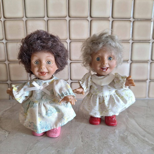 Vintage El Greco Baby Dolls set of 2 from 1980s