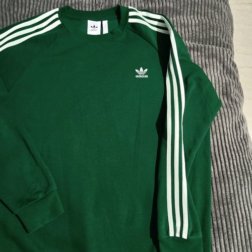 Adidas hoodie new, size XL, green with three stripes