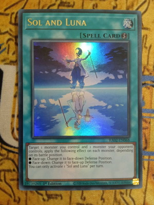 Sol and Luna Quick Play Spell μεταχειρισμένη, Yu-Gi-Oh!