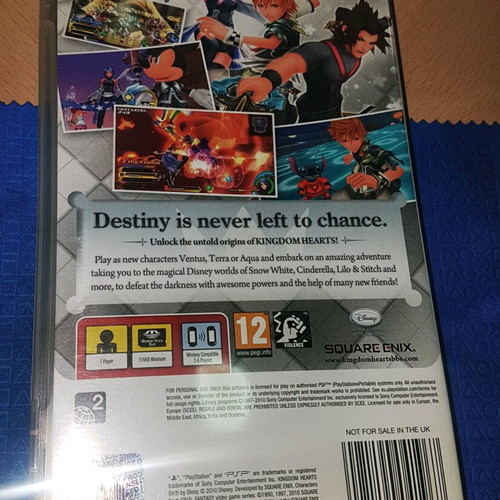 Kingdom Hearts Birth by Sleep PSP PAL English like new complete