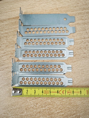 PCI slot cover bracket low profile, pack of 6