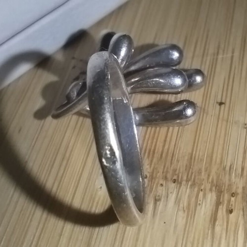 Handmade silver 925 ring like new, statement design