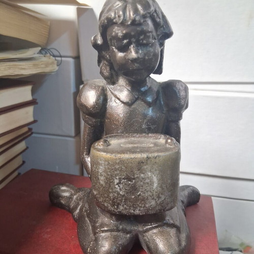 Art Deco sculpture signed, numbered, used