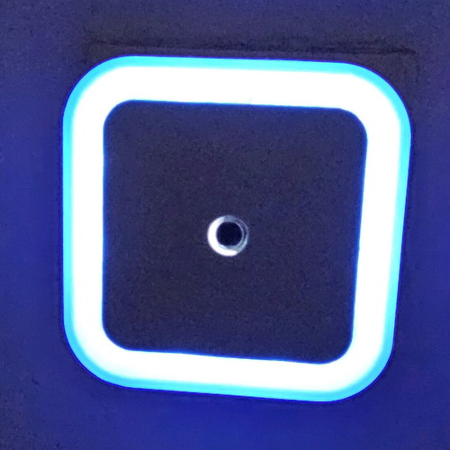 Square LED night sensor light new