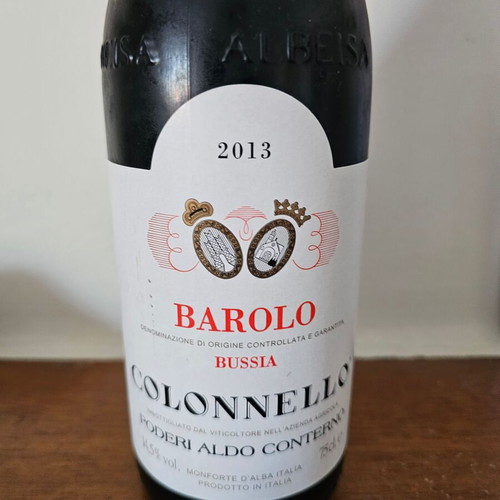 Barolo Bussia Colonnello 2013 wine, Poderi Aldo Conterno
