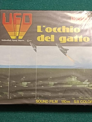 Super 8mm Color Film L' occhio del gatto used, science fiction