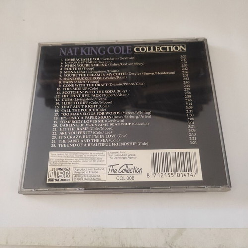 Nat King Cole Collection CD like new, 25 tunes funk soul