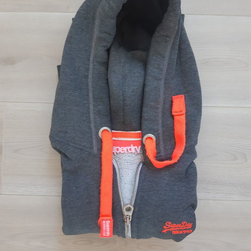 Superdry hoodie, grey, women's sizes S and M