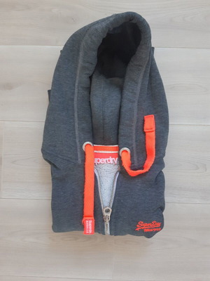 Superdry hoodie, grey, women's sizes S and M