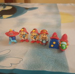 Kinder Firefighter Figures used, set