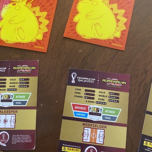 Panini FIFA World Cup Qatar 2022 κάρτες ποδοσφαίρου, σετ 10