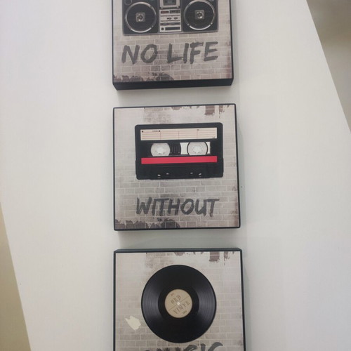 Graham Brown retro art prints set used with small tear