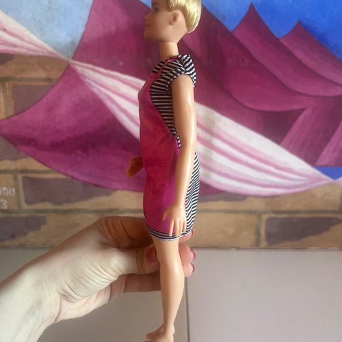 Curvy Barbie Barista Coffee Shop doll, Mattel