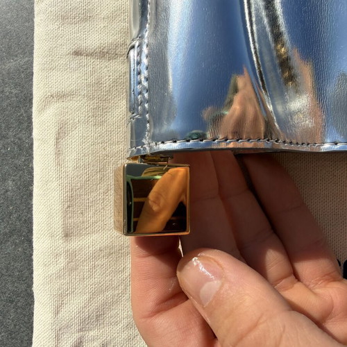 Jacquemus limited edition silver crossbody bag