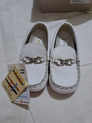 Baptism baby shoes, unused