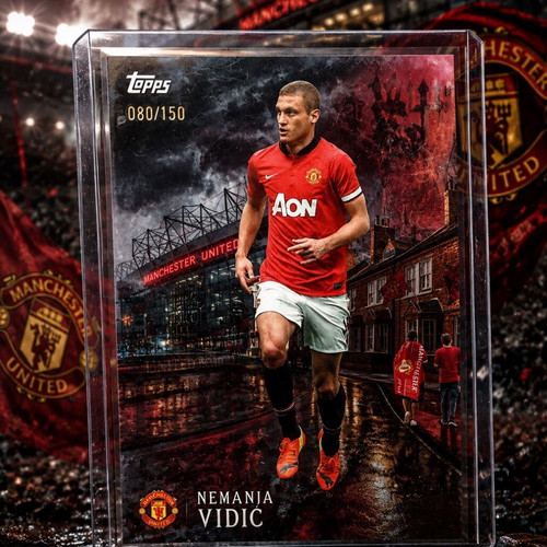 Manchester United Numbered Card Topps
