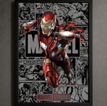 Iron Man framed poster 30x40cm new