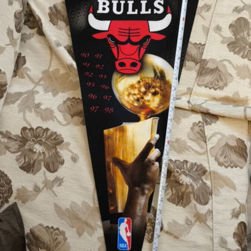 Chicago Bulls XXXL Pennant 6 Time Champions New
