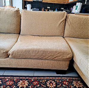 3 θεσιος καναπές γωνία