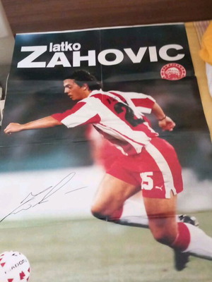 Zahovic collectible poster like new