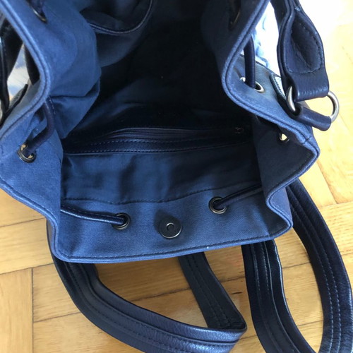 Pepe Jeans backpack bag used, fabric and leatherette