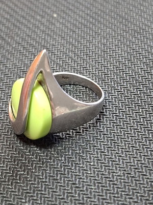 Silver ring with 925 stamp, new, adjustable