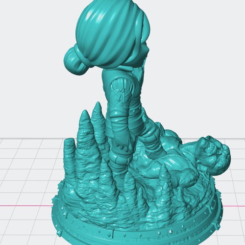 3D model Triss The Witcher unpainted, new