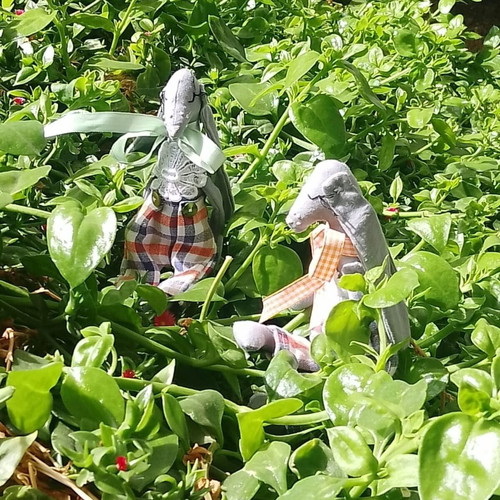 Cute Bunny Handmade Doll New