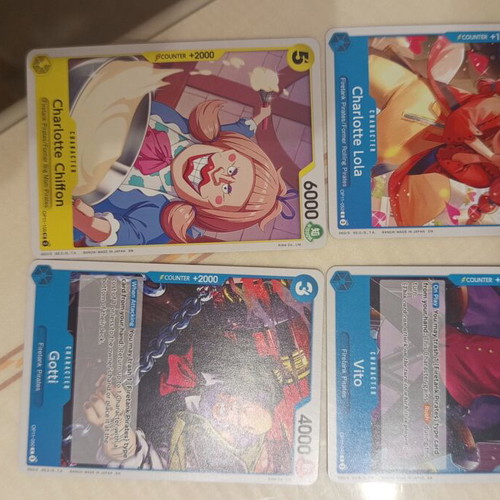 One Piece TCG cards Firetank Pirates characters