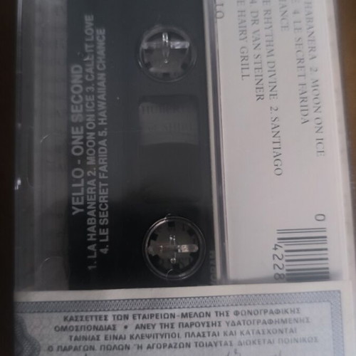 Yello One Second cassette tape new, pop