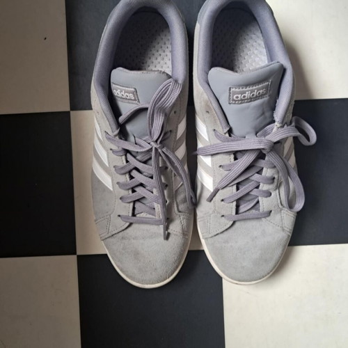 Adidas Grant Court sneakers, size 45.5, grey