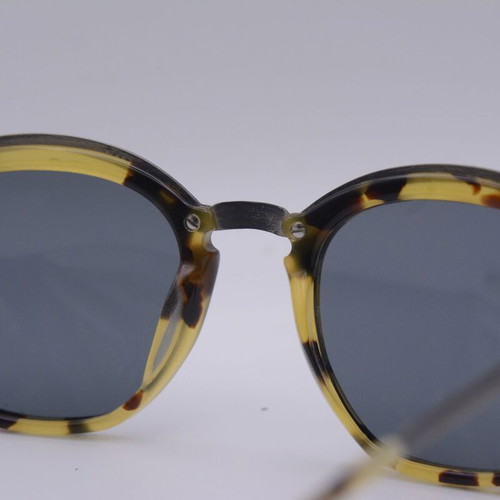Class Model 5 Sunglasses New Old Stock Made in Italy Gun Metal Tortoise