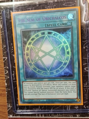 seal of orichalcos card sleeves The [LC03-EN001] Ultra Rare From the Legendary Collection 3 Yugioh the seal of Orichalcos
