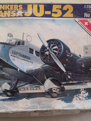 Junkers Ju-52 Lufthansa 1:72 Italeri 150 σαν καινούργιο