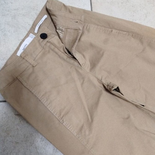 Bershka high-waisted wide pants like new, beige, size XS