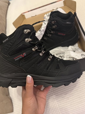 Nortiv 8 unisex hiking boots, waterproof, size 40, black