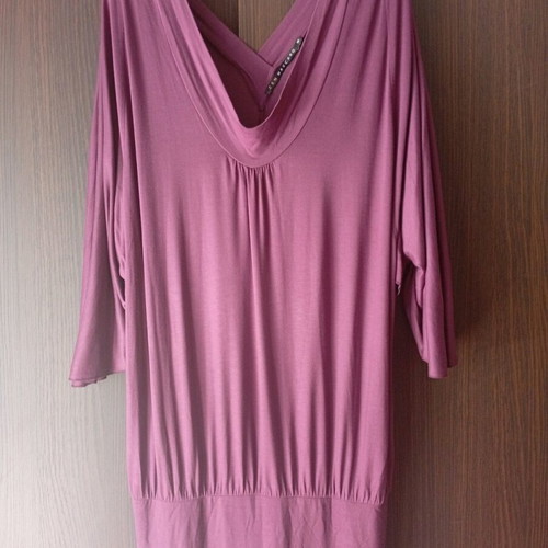 Women's dress purple like new, size L, viscose