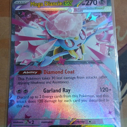 Pokemon TCG Mega Diance ex 041/094 Phantasmal Flames like new