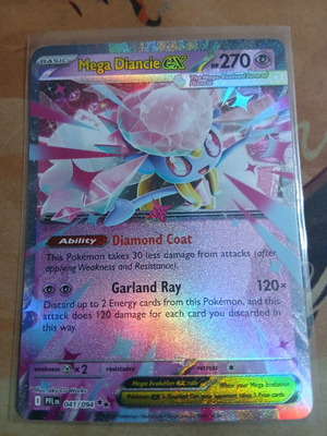 Pokemon TCG Mega Diance ex 041/094 Phantasmal Flames like new