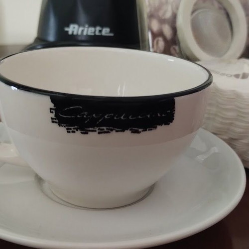 Ariete Moka Aroma Coffee Maker like new with Dudson cup and accessories